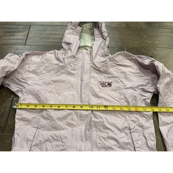 Mountain Hardware Youth Girls Conduit Silk Full Zip Hooded Raincaot Jacket M - Picture 10 of 10